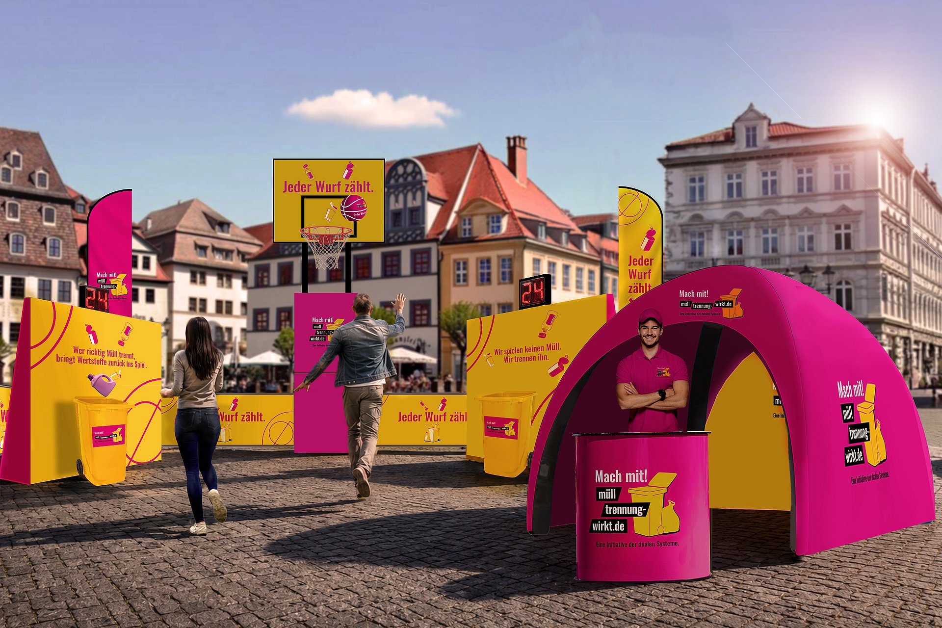 Event-Setup der Aktion "Jeder Wurf zählt."